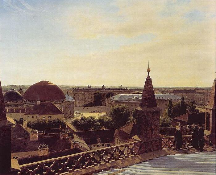Eduard Gaertner Panorama of Berlin Germany oil painting art
